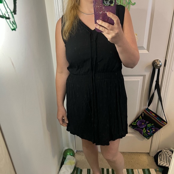 Converse Dresses & Skirts - CONVERSE ONE STAR LITTLE BLACK DRESS SPRING SUMMER L LARGE BACK ZIP